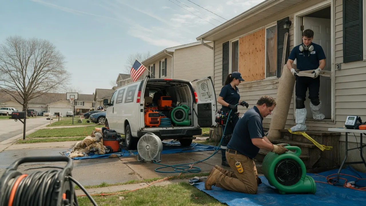 Water Damage Restoration in West Des Moines, IA near me